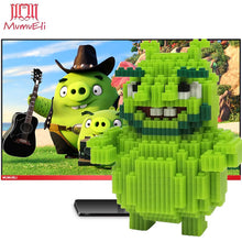 MUMUELI Mini Assembly DIY Anime Game Figure Cute 3D Building Model Kit Blocks for Children Kids Resin Toys Collection DTSET-5
