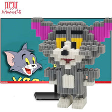 MUMUELI Mini Assembly DIY Cartoon Animation Figure 3D Building Model Kit Blocks for Children Kids Resin Toys Collection DTSET-3