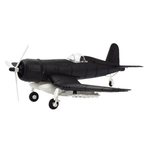 1 PCS Assembly Aircraft Model Kit Toys for Boys Military F4U Corsair Fighter 4D Model DIY Building Blocks Educational Toy Gifts