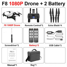 F8 Drone with 4K HD Camera Two-Axis Anti-Shake Self-Stabilizing Gimbal GPS WiFi FPV RC Helicopter Quadrocopter Toys CSJ X1
