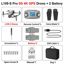 L109 Profissional Drone with ESC 4K Camera 5G GPS WiFi FPV Brushless Control Distance 1000m RC Helicopter Quadrocopter Toy SG907