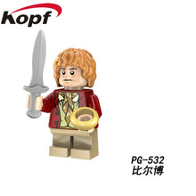 PG8160 Building Blocks Assemble Kits Sam Figures Lord Rings TV Drama Series Aragon Action Frodo Bricks For kids education Toys