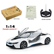 Rastar BMW RC Car 1:14 1:18 i8 Remote Control Toys Radio Control Car Machines Model Electric Car Toys Boys Birthday Gifts Kids