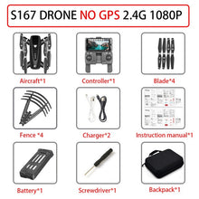 S167 drone GPS HD camera 4K 5G WiFi FPV 1080P video real-time Dron RC helicopter flight 20 minutes Quadcopter drone camera