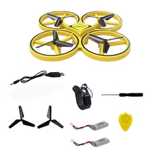 RCtown RC Drone Mini Infrared Induction Hand Control Drone Altitude Hold 2 Controllers Quadcopter for Kids Toy Gift