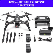 MJX B5W Drone GPS Brushless 5G RC Quadcopter Professional Upgraded 4K Wifi dron FPV Camera HD Auto Return 20min Drones Time Toys
