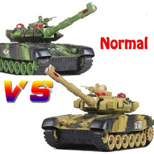 Children Day Gift Fighting Battle Tanks 2.4G 10 Channel RC Infrared Shooting Tank Electric Toy Army Vehicle Big War Tank Present