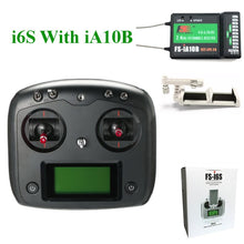FLYSKY FS-i6S i6S 2.4G 10CH AFHDS 2A Centering Throttle Transmitter with Holder iA6B A8S iA10B Receiver RetailBox RC FPV Drone