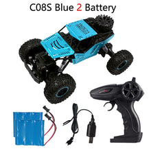 Teeggi C08S Remote Control Toys RC Car 1:16 4WD Climbing Car Bigfoot Cars Off-Road Vehicle Toy for Children Gift Double Motors