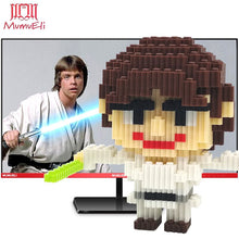 MUMUELI Mini Assembly DIY Anime Movie Figure Cute 3D Building Model Kit Blocks for Children Kids Resin Toys Collection DTSET-2