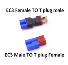 EC3 EC5 To T Deans Plug XT60 Connector Adapter Deans plug 12AWG 14AWG cable wire for RC Lipo ESC Motor Drone