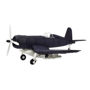 1 PCS Assembly Aircraft Model Kit Toys for Boys Military F4U Corsair Fighter 4D Model DIY Building Blocks Educational Toy Gifts