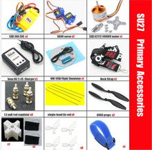 Fixed Wing Model Su27 RC Airplane With Microzone MC6C Transmitter with Receiver and Structure Parts For DIY RC Aircraft