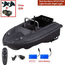 New Function Fixed Speed Cruise Remote Control Fishing Finder Boat 1.5KG 500M Dual Night Light Lure Fishing Smart RC Bait Boat