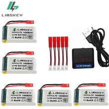1400mAh 3.7v lipo Battery for SYMA X5 X5S X5C X5SC X5SH X5SW M18 H5P HQ898B HQ859B H11D H11C T64 T04 T05 F28 F29 T56 T57 Charger