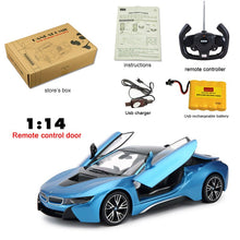 Rastar BMW RC Car 1:14 1:18 i8 Remote Control Toys Radio Control Car Machines Model Electric Car Toys Boys Birthday Gifts Kids