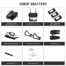 Eachine E520S GPS WIFI FPV With 4K/1080P HD Wide Angle Camera 16mins Flight Time Foldable RC Drone Quadcopter Kid Helicopters