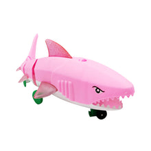 Drawstring Electric Shark Leash Toys Lighting Music Universal Shark Children's Toys Plastic Led Light