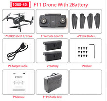 SJRC F11 PRO GPS Drone With Wifi FPV 1080P/2K HD Camera F11 Brushless Quadcopter 25 minutes Flight Time Foldable Dron Vs SG906