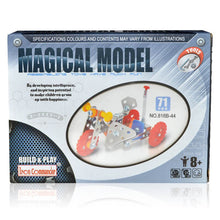 10 Types Magical Model Building Kit Construction Metal Assembly Set 3D Stainless Steel Block Toys For Boys Christmas Gift