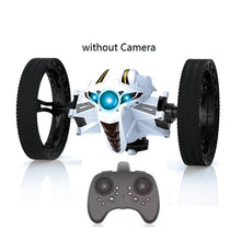 WiFi RC Prank Stunt i Toy High Speed Video Remote Control Jumping Car LED Headlight Smart Bounce Racer Christmas Gift Camera