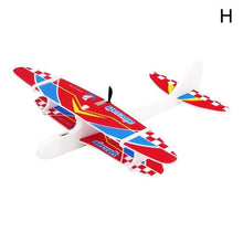 Hand Throwing Airplane Free-flying Fix Wing Foam Capacitor Electric Glider DIY Plane Model Educational Toy for Kids Gifts