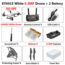 KY601G KY601S Professional Drone with Camera 4K HD 5G WiFi GPS FPV Remote Control Distance 2KM RC Quadcopter Helicopter Kid Toys