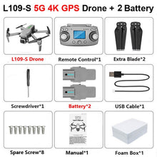 RC Quadcopter L109 Drone GPS 4K HD Camera 5G WIFI FPV Brushless Motor Foldable Selfie Drones Professional 1000m Long Distance