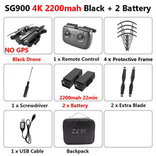 SG900-S SG900 Profissional Drone with Camera 1080P 4K HD GPS WiFi FPV 20Min Flight Time Wide Angle RC Quadcopter Helicopter Toys