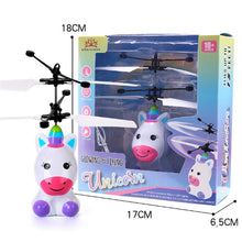 Robot Unicorn Dinosaur Intelligent Remote Sensing Aircraft Rising Suspension Toy Charging Light Children's High-tech Toys