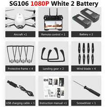 SG106 Drone with Dual Camera 1080P 720P 4K WiFi FPV Real Time Aerial Video Wide Angle Optical Flow RC Quadcopter Helicopter Toys