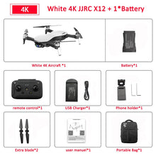 JJRC X12 Anti-shake 3 Axis Gimble GPS Drone with WiFi FPV 1080P 4K HD Camera Brushless Motor Foldable Quadcopter Vs H117s Zino