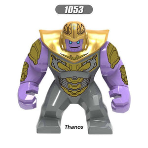 16pcs/set The Avengers Heroes DIY Model Building Blocks Kit Hulk Batman Thanos Thor Assembling Bricks Toys Kids with Legoinglys