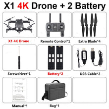 F8 Drone with 4K HD Camera Two-Axis Anti-Shake Self-Stabilizing Gimbal GPS WiFi FPV RC Helicopter Quadrocopter Toys CSJ X1