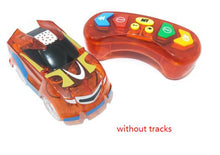 New Generation 2.4Ghz Mini RC Toys Car with Magical Track Soft Block Trail Race Game Flash LED Light 1:64 Remote Control Vehicle