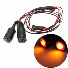 2 LEDs 10mm/13mm Red White Blue Yellow Green Angel Eyes LED Headlight Light For 1/10 RC Cars Truck