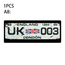1Pcs RC Custom License Plate Metal Frame Strength Waterproof for 1:10 Tamiya CC01 Axial Scx10 Traxxas Trx-4 Trx4 Crawler Car