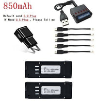 Upgraded 850mAH 3.7V Lipo Battery and 5pcs Charger for E58 JY019 S168 For RC Quadcopter Spare Parts 3.7v RC Drone Battery 721855