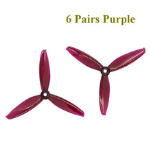 24PCS/12 Pairs Gemfan Windancer 5043 5x4.3 5 Inch 3-Blade Propeller M5 CW & CCW For RC FPV Racing Drone Spare Parts