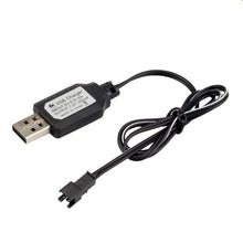 YUKALA 3.6V 4.8V 6.0V 7.2V 9.6V Ni-CD/Ni-MH rechargeable battery USB charger/USB charging cable with SM/JST/TAMIYA Plug 2pcs
