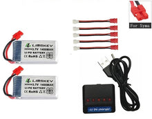 1400mAh 3.7v lipo Battery for SYMA X5 X5S X5C X5SC X5SH X5SW M18 H5P HQ898B HQ859B H11D H11C T64 T04 T05 F28 F29 T56 T57 Charger