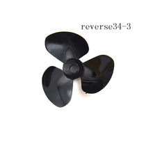 1PCS RC Boat Three Blades Paddle Nylon Boat Propeller Positive & Reverse Screw RC Boat Propeller 12 SIZE