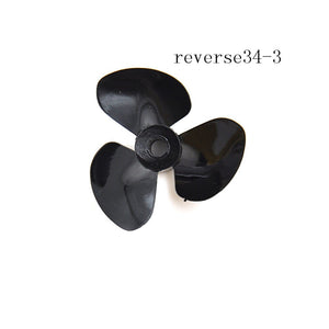 1PCS RC Boat Three Blades Paddle Nylon Boat Propeller Positive & Reverse Screw RC Boat Propeller 12 SIZE