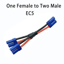 Amass T XT60 Tamiya TRX XT90 EC3 EC5 plug Parallel Series One female to 2 male leads 12awg silicone wire Deans For Lipo Battery