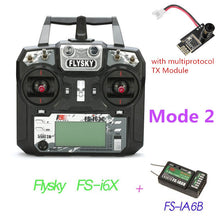Flysky FS-i6X/FS-i6 2.4GHz 10CH AFHDS 2A Transmitter w/ X6B iA6b i-BUS A8S FS-iA10B Receiver For RC Drone Mode 1 Mode 2