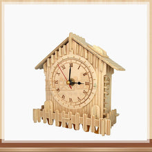 3D Smooth Wooden Clock Blocks for Children Kids Educational Toys DIY Assembly Model Clock Kit Toys Gift for Children Adult Teens
