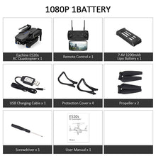 Eachine E520S GPS WIFI FPV With 4K/1080P HD Wide Angle Camera 16mins Flight Time Foldable RC Drone Quadcopter Kid Helicopters