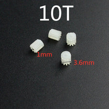 4pcs Small Motor Gears 6T 7T 8T 9T 10T 11T 12T Teeth For 0.8MM 1mm Shaft R/C Helicopter Mini Quadcopter Accessories Spare Parts