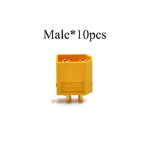 10PCS AMASS XT60 XT-60 XT60 Male Female Bullet Connectors Plugs Black Yellow For RC Lipo Battery 5Pairs Quadcopter Helicopter