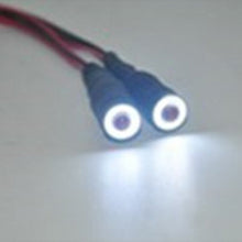2 LEDs 10mm/13mm Red White Blue Yellow Green Angel Eyes LED Headlight Light For 1/10 RC Cars Truck